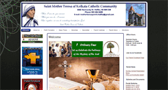Desktop Screenshot of motherteresaparish.com